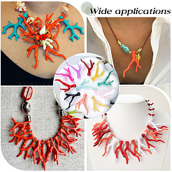 70Pcs Opaque Acrylic Imitation Coral Beads&nbsp;SACR-SC0001-64