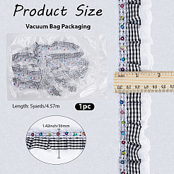 5Yards Polyester Lace Ribbon&nbsp;OCOR-GF0006-20C