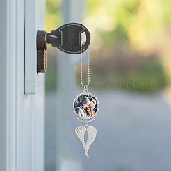 4 Sets 2 Styles DIY Pendant Decotation Making Kits&nbsp;DIY-FH0007-41