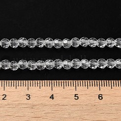 Transparent Glass Beads Strands&nbsp;EGLA-A035-T4mm-D19