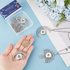 DIY Snap Necklace Making Kit&nbsp;DIY-SC0021-47