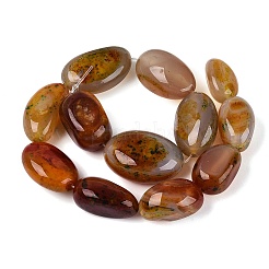 Natural Multi-Color Agate Beads Strands&nbsp;G-Q606-74