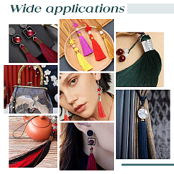 200pcs 12 Style Iron Tassel End Cord&nbsp;FIND-PH0005-75