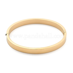 Ion Plating(IP) 304 Stainless Steel Bangles&nbsp;BJEW-H553-01G