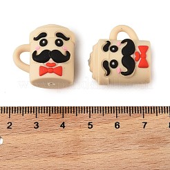 Father's Day Silicone Beads&nbsp;SIL-D014-03C