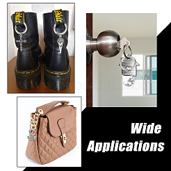 16Pcs 8 Style Cross/Butterfly/Moon Alloy Shoe Decoration&nbsp;HJEW-AB00624