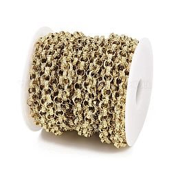 304 Stainless Steel Textured Rolo Chains&nbsp;CHS-C022-05G