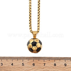 201 Stainless Steel Pendant Necklaces&nbsp;NJEW-H058-02G