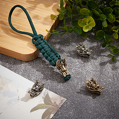 4Pcs 2 Colors Brass Beads&nbsp;KK-NB0004-29