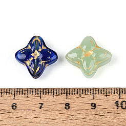 Baking Paint Transparent Glass Beads&nbsp;DGLA-N018-21