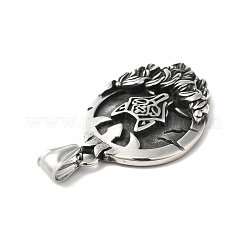 304 Stainless Steel Manual Polishing Pendants&nbsp;STAS-G274-02AS