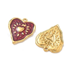 304 Stainless Steel Enamel Pendants&nbsp;STAS-L316-13G