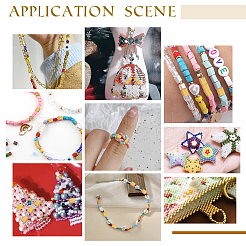 2000Pcs 6/0 Baking Paint Glass Seed Beads&nbsp;SEED-NB0001-84