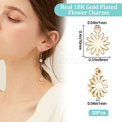 Brass Charms&nbsp;KK-BBC0007-21