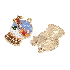 Christmas Theme Alloy Enamel Pendants&nbsp;ENAM-C031-01G-05
