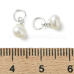 Natural Cultured Freshwater Pearl Pendants&nbsp;PALLOY-JF05298-01