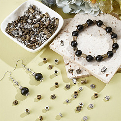 360Pcs 12 Styles Tibetan Style Alloy Beads&nbsp;FIND-NB0005-08