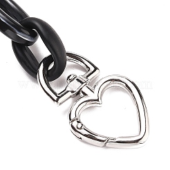 Acrylic and Spray Painted CCB Plastic Chains Bag Handles&nbsp;AJEW-BA00031-02