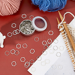 100Pcs Alloy Linking Rings&nbsp;FIND-HS0002-67P