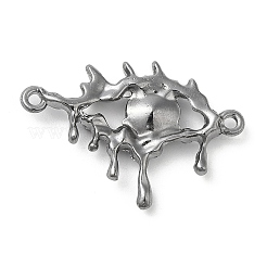 Alloy Jet Rhinestone Pendants&nbsp;LS-PALLOY-P294-01B-02