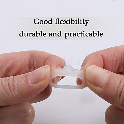 60Pcs 2 Style Silicone Pendant&nbsp;SIL-GF0001-43D