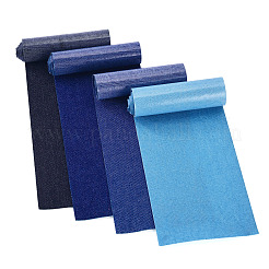 4Pcs 4 Colors Denim Cloth Iron on Sew on Patches&nbsp;SENE-TA0001-04
