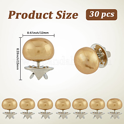 30Pcs ABS Imitation Pearl Brooches&nbsp;JEWB-GF0011-53A