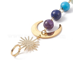 7 Chakra Gemstone Beaded Pendant Decorations&nbsp;HJEW-JM00797