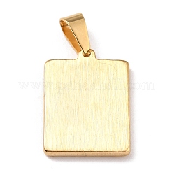 PVD Vacuum Plating 304 Stainless Steel Enamel Pendants&nbsp;STAS-F277-13G