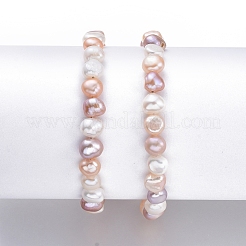 Natural Freshwater Pearl Beaded Bracelets Sets&nbsp;BJEW-JB05122