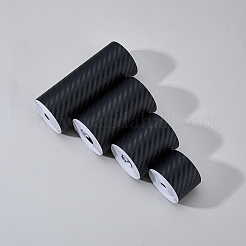 4 Rolls 4 Style Carbon Fiber Waterproof Self Adhesive Car Stickers&nbsp;AJEW-FH0004-14