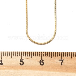 Ion Plating(IP) 304 Stainless Steel Snake Chains Necklaces&nbsp;LS-STAS-F094-24G