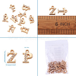 Alloy Rhinestone Charms&nbsp;ALRI-T008-01G
