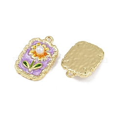 Alloy Enamel Pendants&nbsp;PALLOY-P311-01C-G