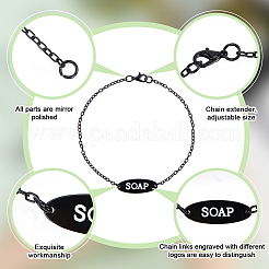 8Pcs 2 Styles Zinc Alloy Charm Bracelets&nbsp;AJEW-OC0002-19EB