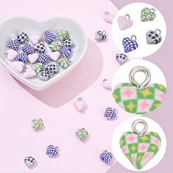 40Pcs 4 Styles Handmade Polymer Clay Charms&nbsp;CLAY-SC0002-91A