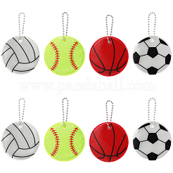 20Pcs 4 Styles PVC Sports Ball Pendant Decoration&nbsp;KY-SP0001-59