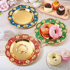 1Pc Iron Flat Round Display Panel for Fragrance Activity&nbsp;AJEW-MB0001-13A