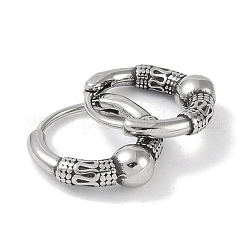 316 Surgical Stainless Steel Hoop Earrings&nbsp;EJEW-P274-07AS
