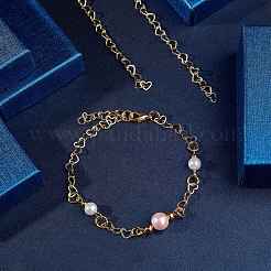 Rack Plating Brass Handmade Chains&nbsp;CHC-G001-01G-A-NR