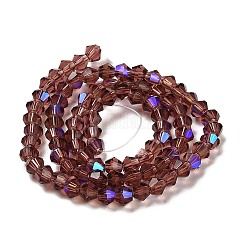 Transparent Electroplate Glass Beads Strands&nbsp;EGLA-A039-T3mm-L05