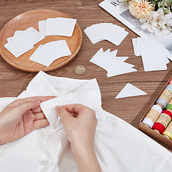 150Pcs Plastic Tab Collar for Clergy Shirt&nbsp;AJEW-BC0008-95