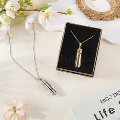 2Pcs 304 Stainless Steel Perfume Bottle Pendants&nbsp;DIY-WR0005-50
