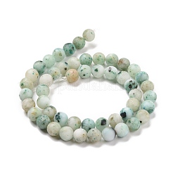 Natural Chrysocolla Beads Strands&nbsp;G-F612-04-8mm