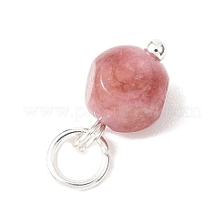Natural Colorful Tourmaline Dice Charms&nbsp;PALLOY-JF04580-03