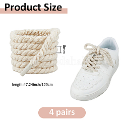 4 Pairs Cotton Shoelaces&nbsp;FIND-FH0012-04C