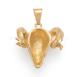 304 Stainless Steel Pendants&nbsp;STAS-I163-032G