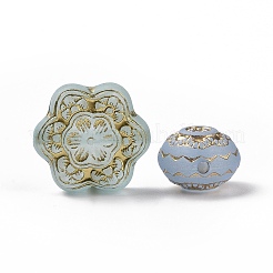 Plating Acrylic Beads&nbsp;X-OACR-C013-16