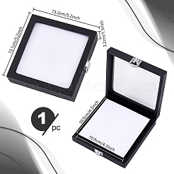 Square Wood Covered with PU Leather Presentation Boxes&nbsp;CON-WH0123-06