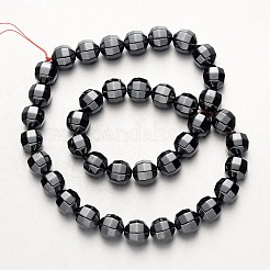 Non-magnetic Synthetic Hematite Bead Strands&nbsp;G-F300-30-09
